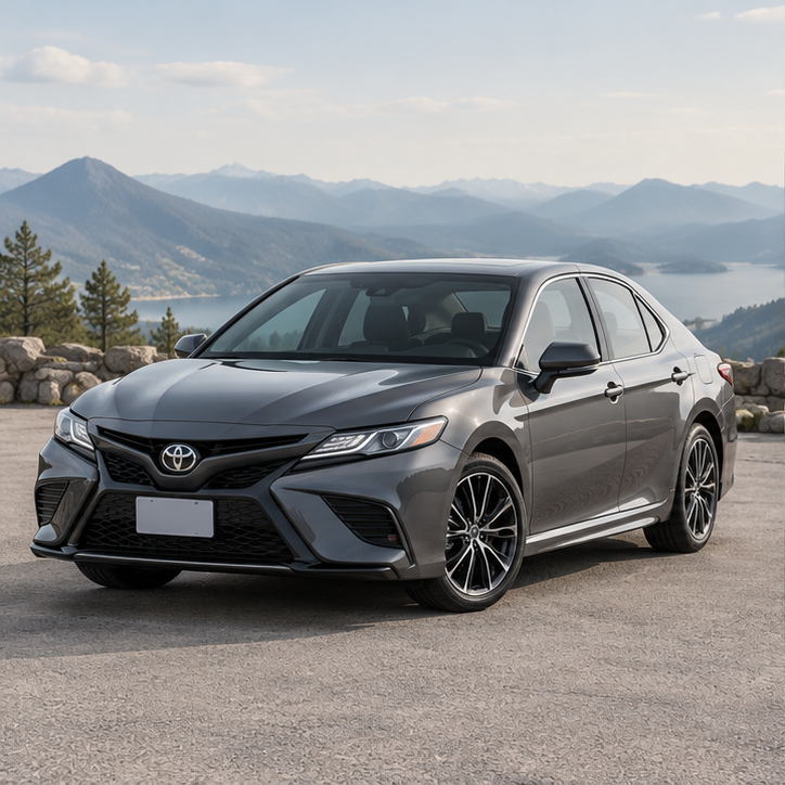 Toyota Camry, вид спереди — иллюстрация