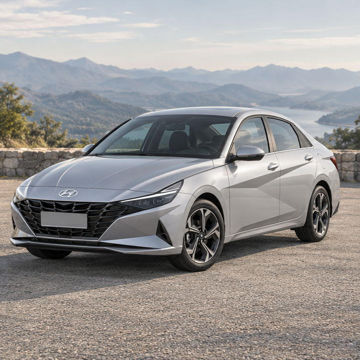 Hyundai Elantra, вид спереди — иллюстрация